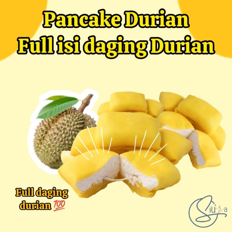 

Pancake Durian (Satuan Mika) - Full isi daging Durian