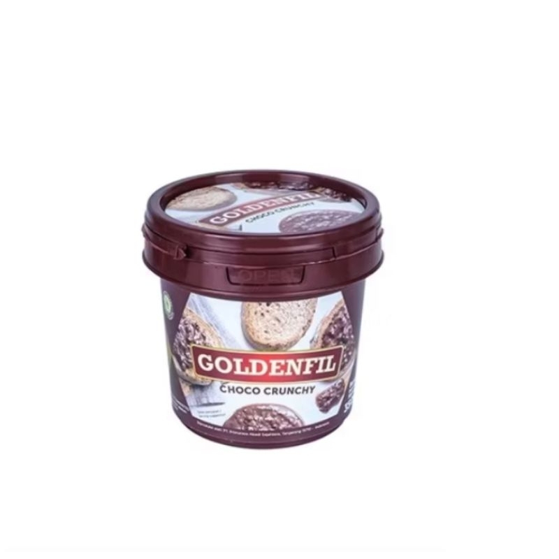 

GOLDENFIL CHOCO CRUNCHY 350Gr / Selai Roti Coklat Crunchy 350gr