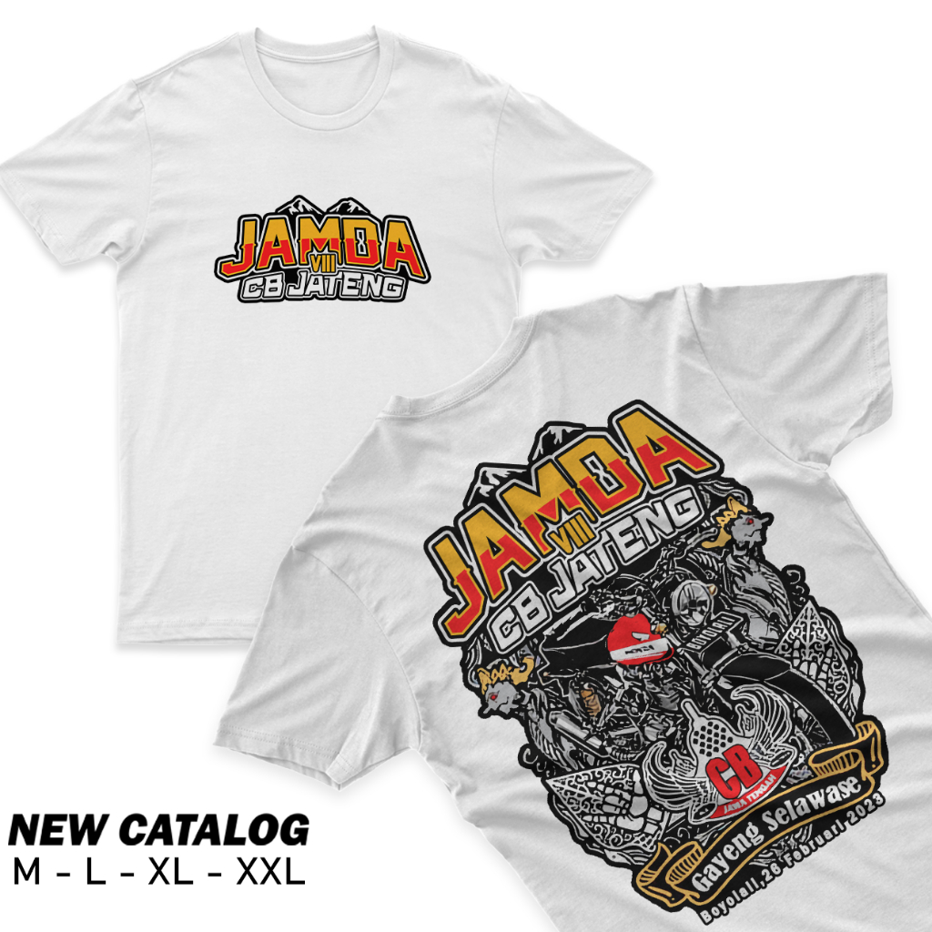 T-SHIRT JAMDA 8 CB JATENG - KAOS JAMDA 8 CB JATENG - BAJU JAMDA 8 CB JATENG - #AV022