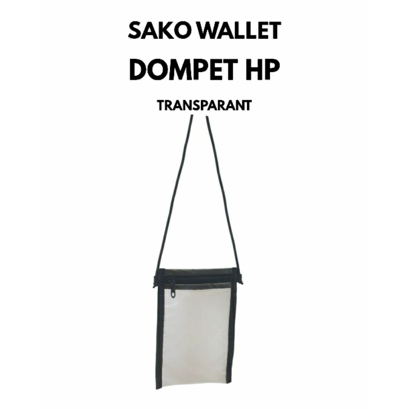 Tas Selempang Hanpdhone / Dompet HP Gantung Transparan – Stylish, Praktis, Anti Ribet