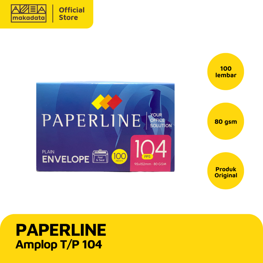 

ENVELOPE / AMPLOP PAPERLINE 104 (1 PAK) MURAH
