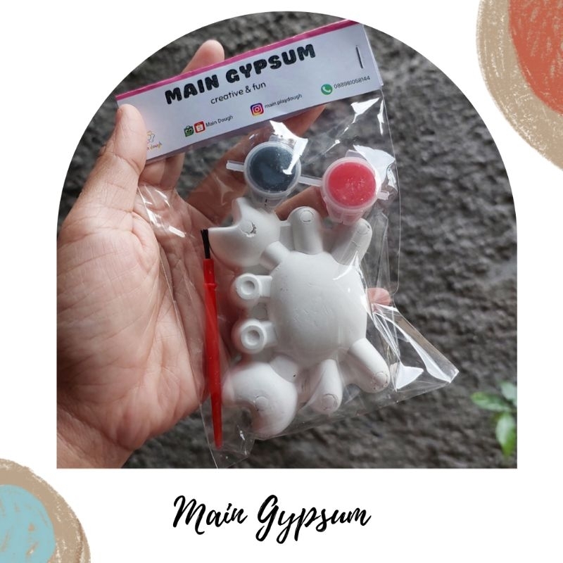 MAIN GYPSUM / Mainan Anak Gypsum Lukis
