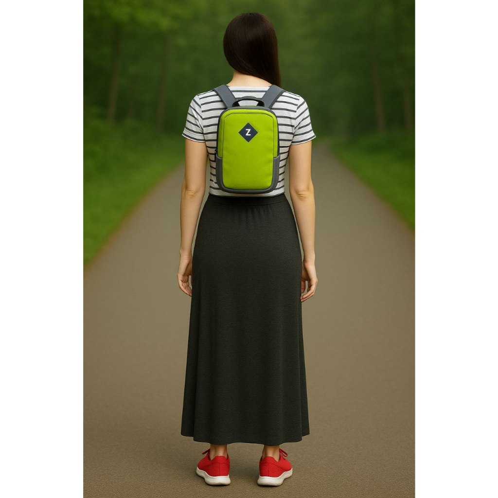 Tas Ransel Nevada Warna Hijau Abu Abu