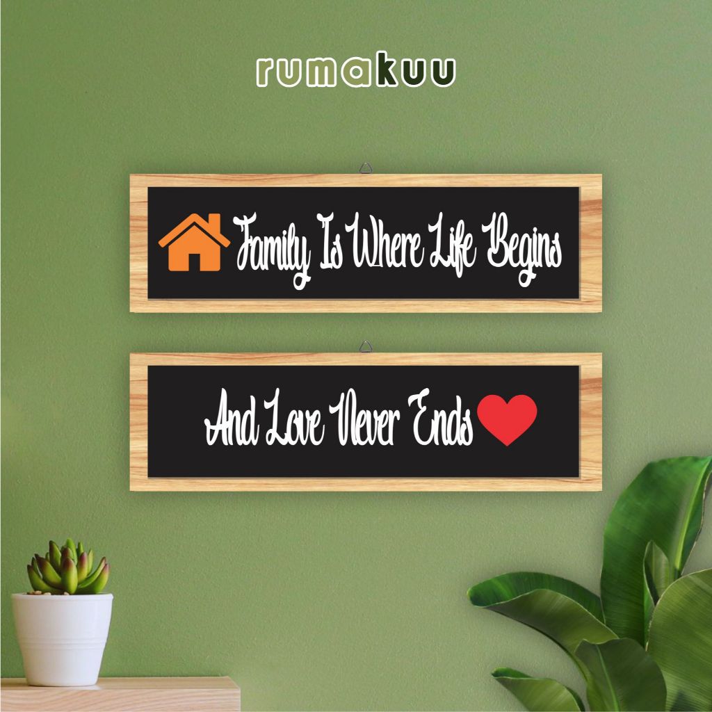 Rumaakuu Hiasan Dinding Cutting Frame Kayu Jati Belanda