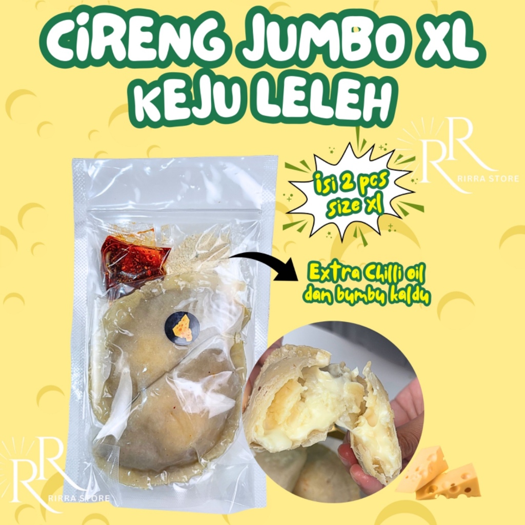 

CIRENG JUMBO SIZE XL VARIAN KEJU LELEH - ISI 2 PCS