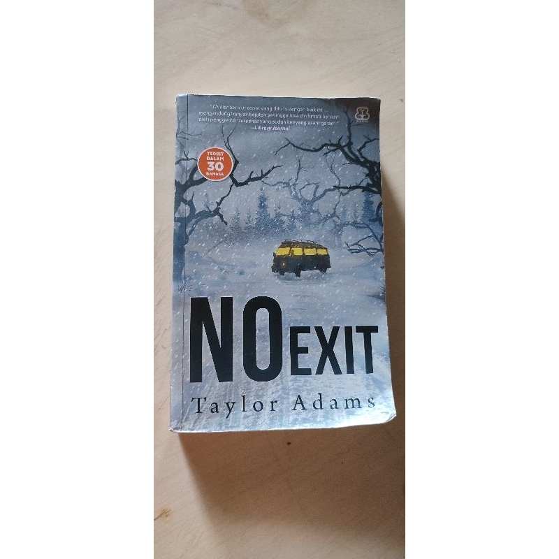 PRELOVED NOVEL NO EXIT / PRELOVED NOVEL TERJEMAHAN / PRELOVED NOVEL THRILLER