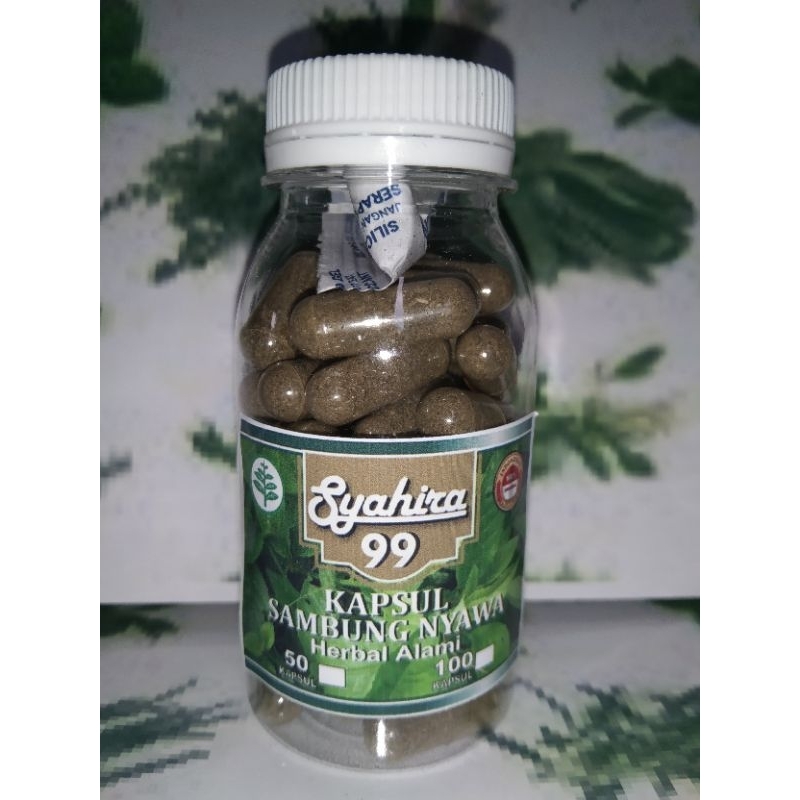 

KAPSUL HERBAL ALAMI SAMBUNG NYAWA ISI 100 KEMASAN BOTOL