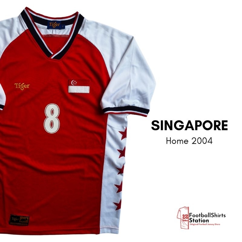 Jersey Singapore Home 2004 Nameset Noh Alam Shah Size F Original