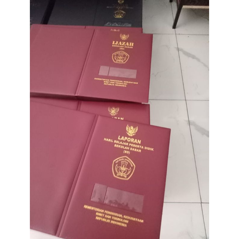 

map ijazah SD // sampul ijazah SD //isi 4 lembar