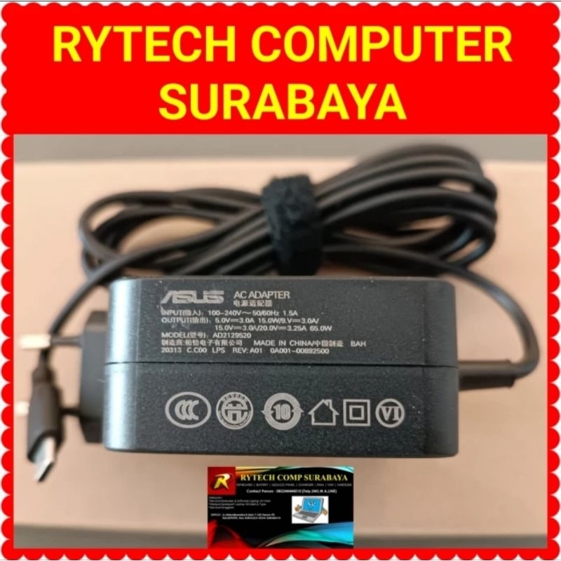 Adaptor Charger Untuk Asus Zenbook 14 UM425 UM425UAZ-OLED751 OLED752 OLED, UM425UAZ-IPS551 IPS552 IP