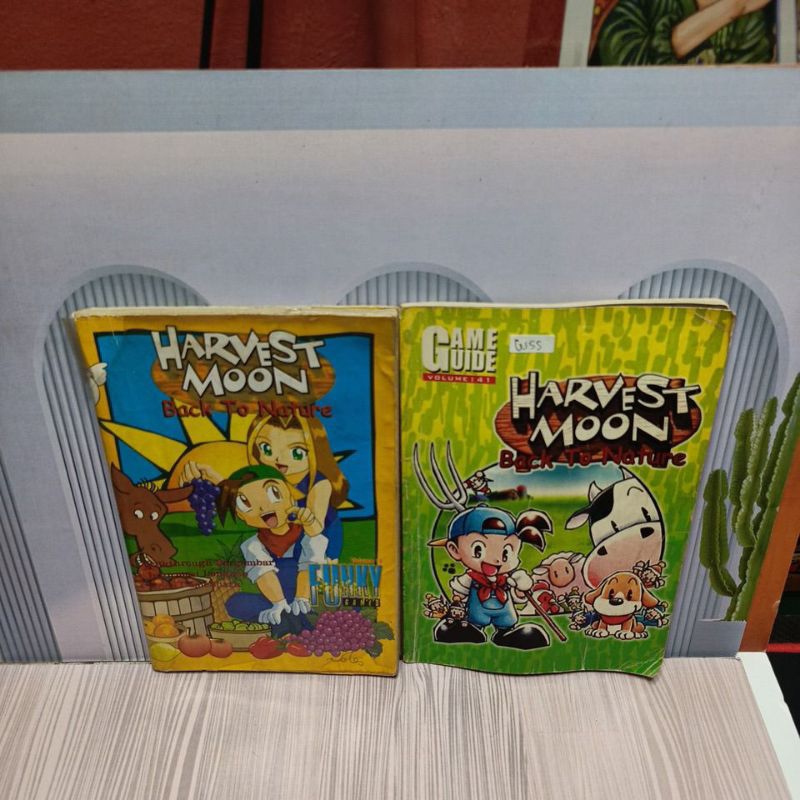 Buku Game Guide Harvest Moon Back To Nature Original Preloved