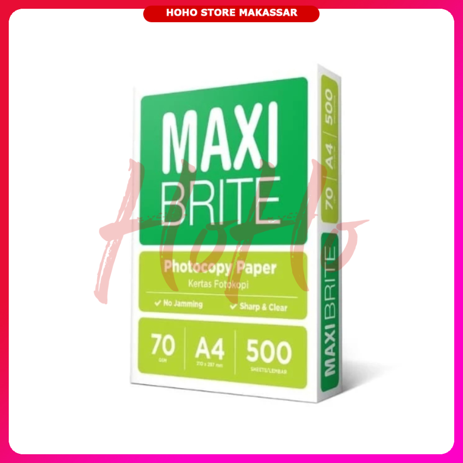 Kertas A4 Maxi Brite 70 GSM Photocopy Paper Kertas Fotokopi MaxiBrite - A41