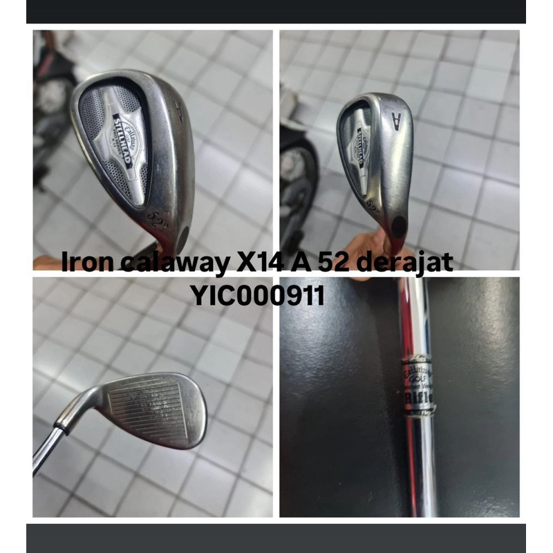 Stik golf Iron calaway X14 A 52 derajat  Bekas second