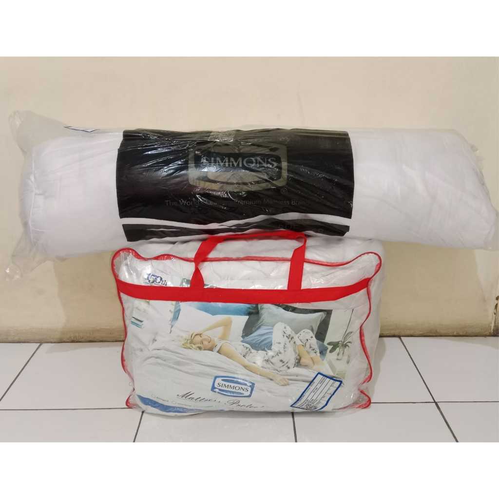 Garage Sale Simmons Guling & Mattress Protection 180x200cm Original | Bolster Matras Pelindung Kasur