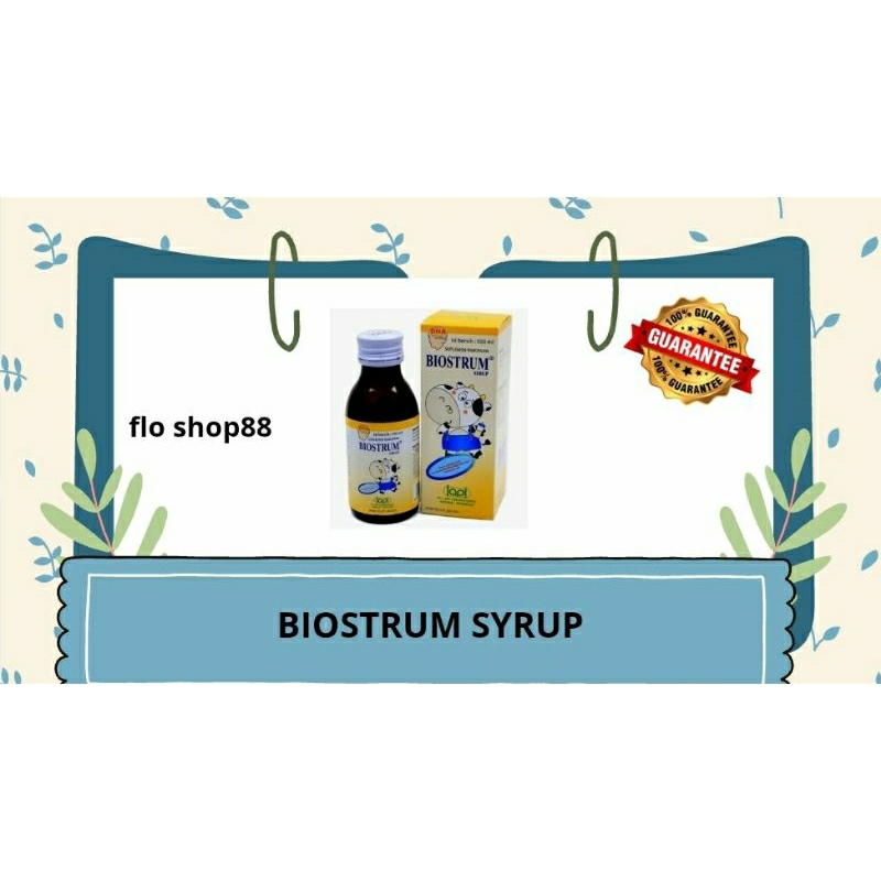 A - BIOSTRUM VITAMIN ANAK / BIOSTRUM / BIOSTRUM SYRUP / BIOSTRUM KIDS / BIOSTRUM SIRUP