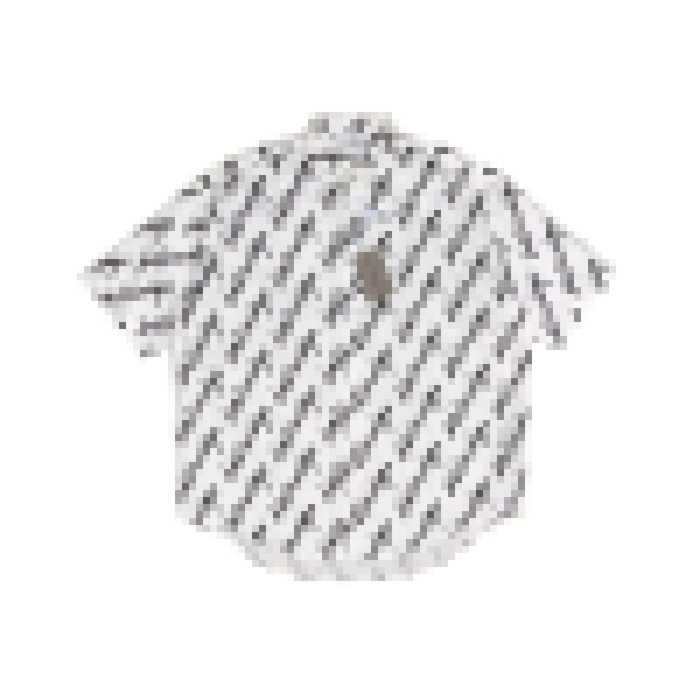 [BAL] Kemeja Lengan Pendek Oversize Fluid Scribble Print