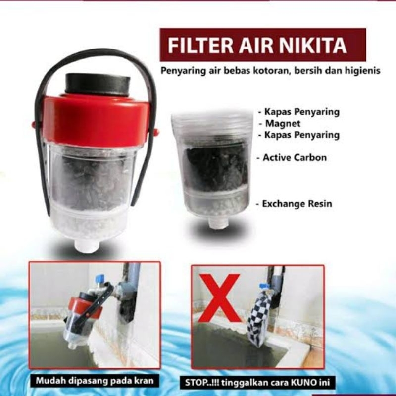 saringan kran filter air nikita penyaring kotoran kran air