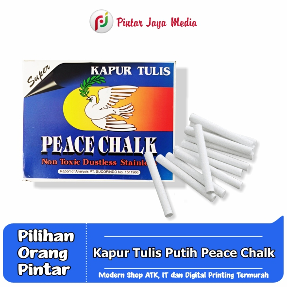 Kapur Papan Tulis/Kapur Tulis Warna Putih