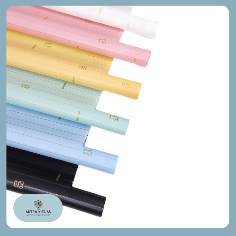 

Isi 20 LEMBAR Flower Wrapping Paper Waterproof Cellophane Kertas Buket Bunga Bunga Waterproof KB057