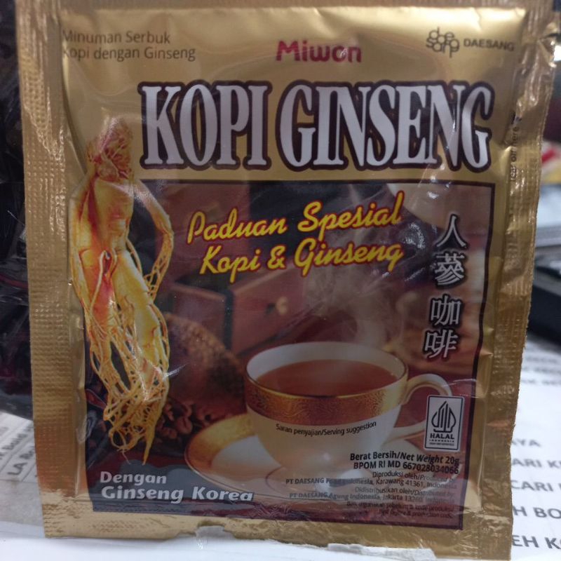 

kopi ginseng Miwon