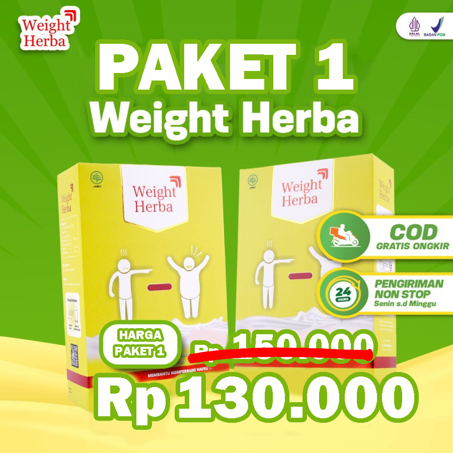 

Paket 1 Weight Herba - Susu Kambing Etawa Peningkat & Penambah Berat Badan Secara Alami 200gr