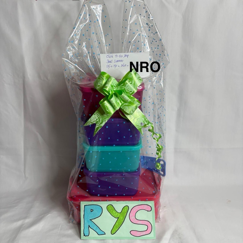 TUPPERWARE CLICK TO GO DEEP & SMALL SUMMER