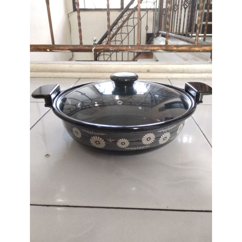 panci enamel hitam / panci suki / panci shabu / panci jepang / panci hotpot