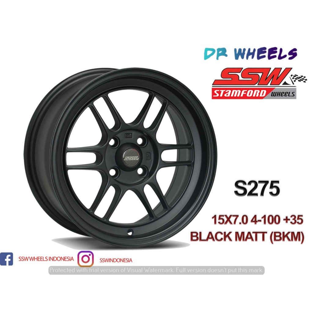 Velg mobil murah ring 15 lebar 7 cocok untuk mobil brio rs dll