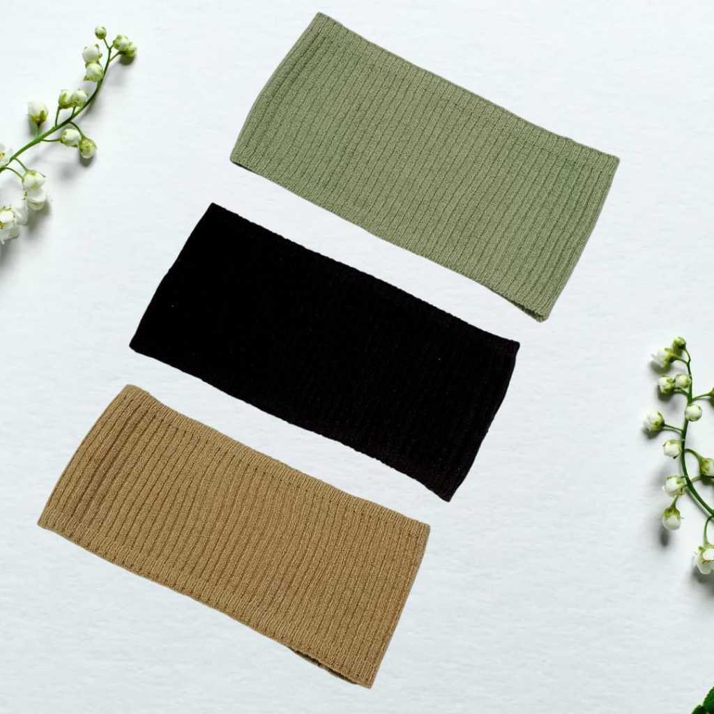 Bandana Wanita Rajut Ciput Rajut 1 Warna Bandana Ciput