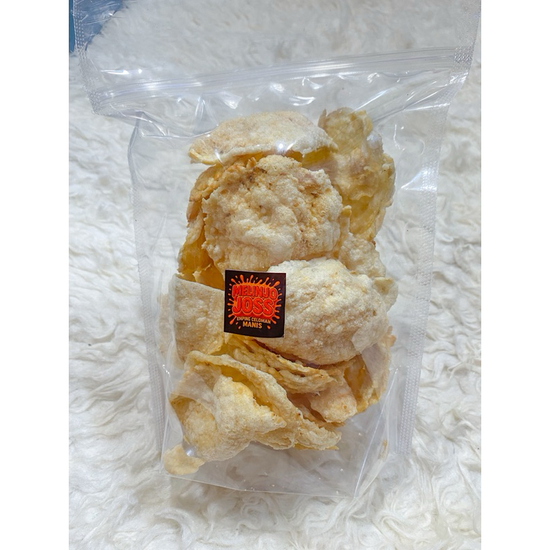 

EMPING CELOMAN MANIS (EMPING MATANG LEBAR) RENYAH GURIH Kemasan ICIP-ICIP 100gr, 250gr dan 500gr