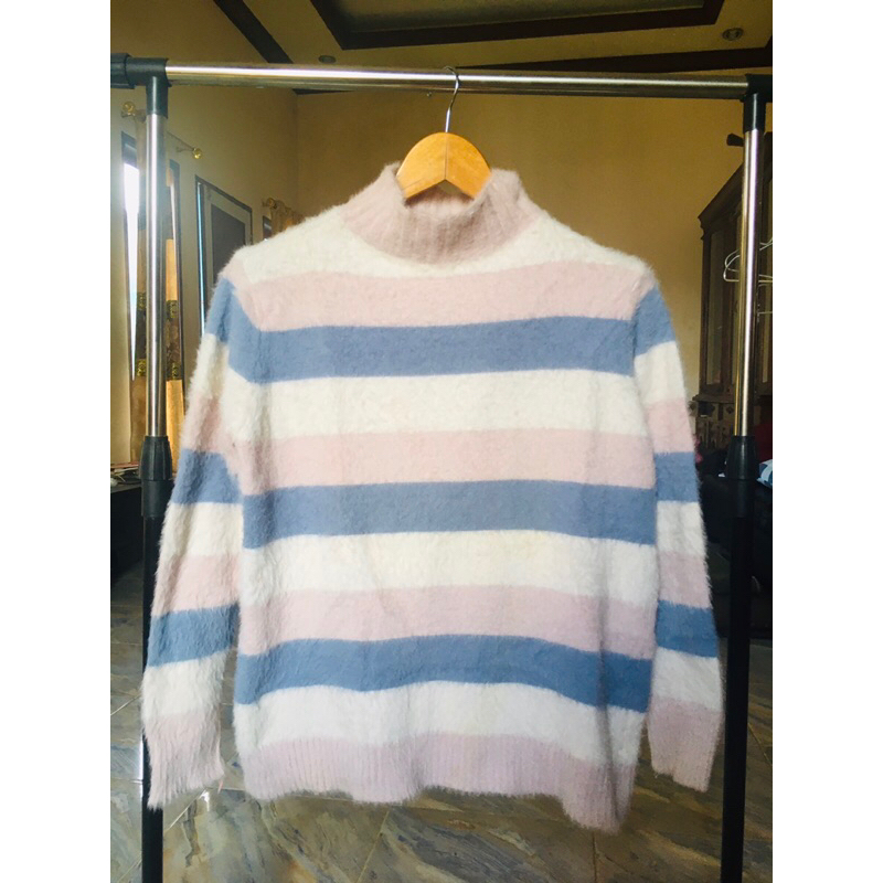 SWEATER FUZZY BULU KAPAS / SWEATER FUZZY PREMIUM / SWEATWE FUZZY WARNA PASTEL