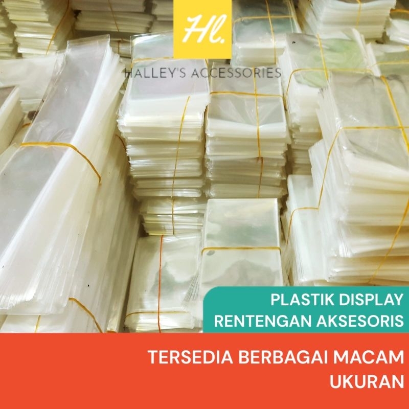 

(50 GRAM) BUNGKUSAN PLASTIK OPP KACA BENING - KEMASAN PRAKTIS UNTUK AKSESORIS, BUNGKUSAN KADO, DAN SOUVENIR