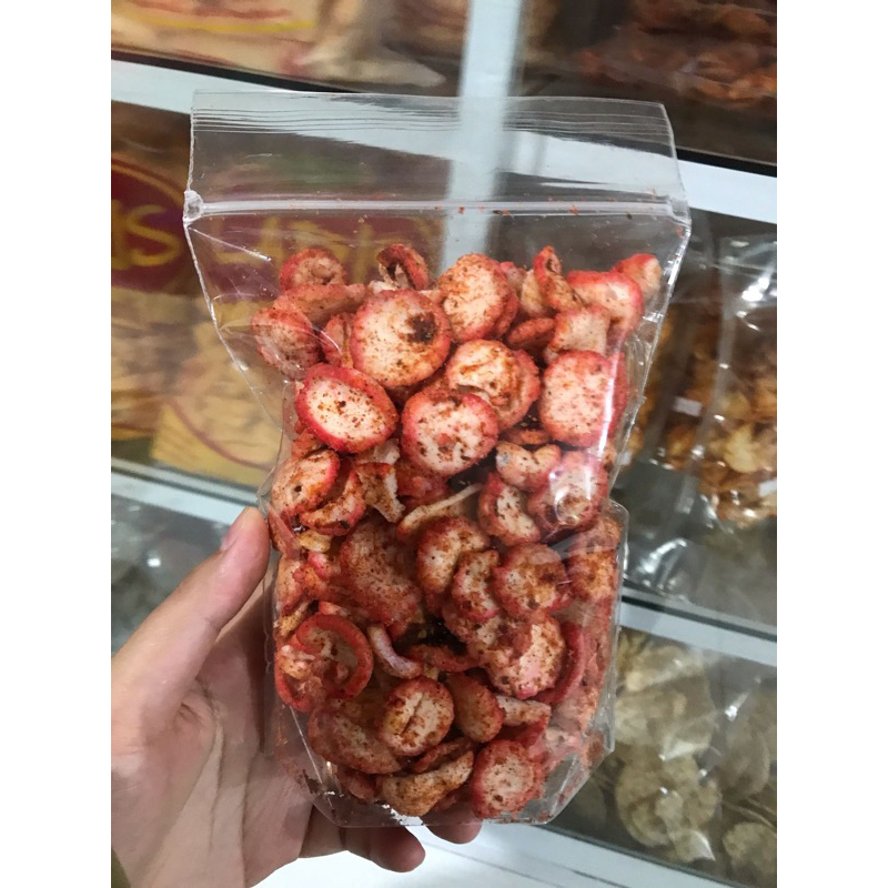 

KERUPUK SEBLAK KENCUR Pedas Daun Jeruk