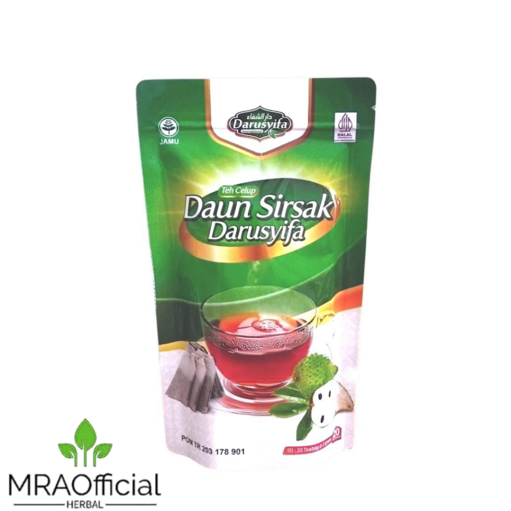 

Teh Celup Daun Sirsak Daarusyifa | Teh Herbal Anti Kanker | Teh Daun Sirsak