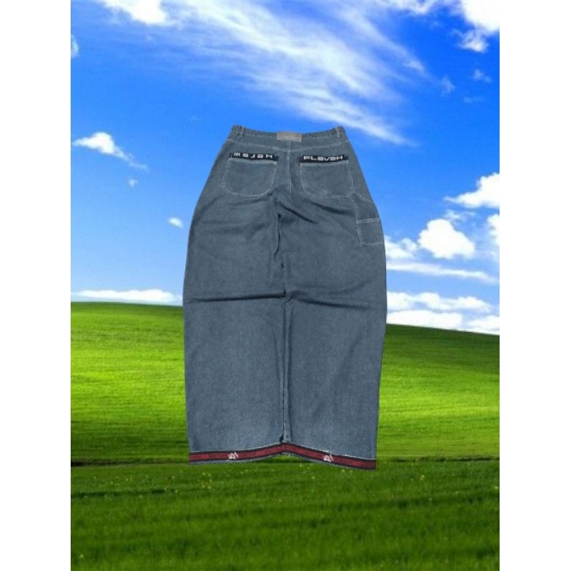 (SOLD OUT) vtg longpants by majah flava not jnco, piko fubu ecko unltd wutang