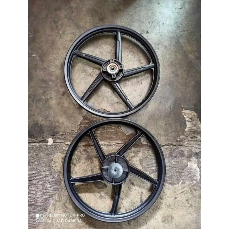 Velk Pelk Depan Belakang 1Set Honda Karisma PNP Supra X 125 Trombol Seken Original Copotan
