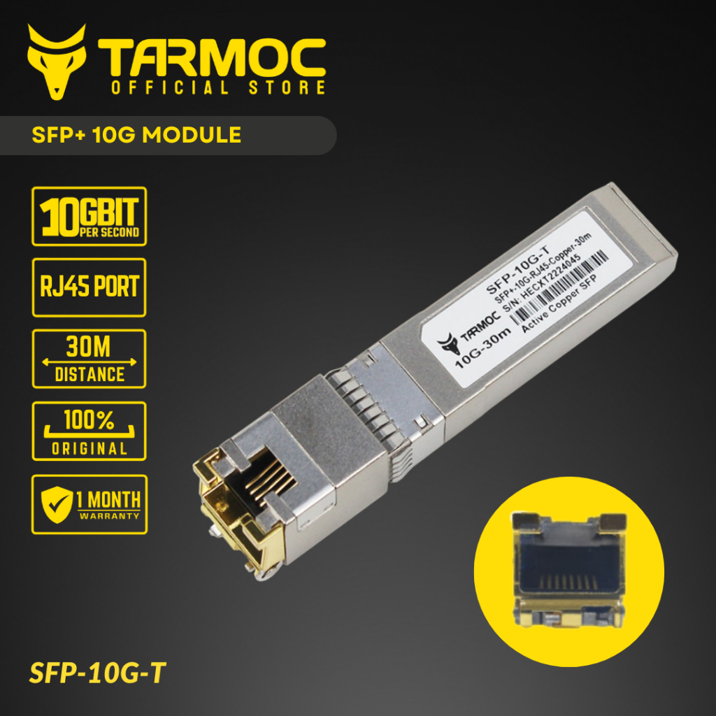 Tarmoc SFP-10GE-T | SFP+ 10G RJ45 Copper 30m | SFP to RJ45 10G