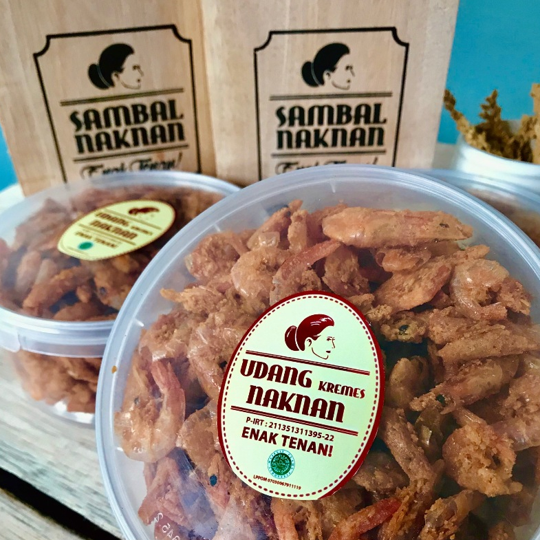 

UDANG KREMES NAKNAN - Super Crispy & Gurih • 250 gram