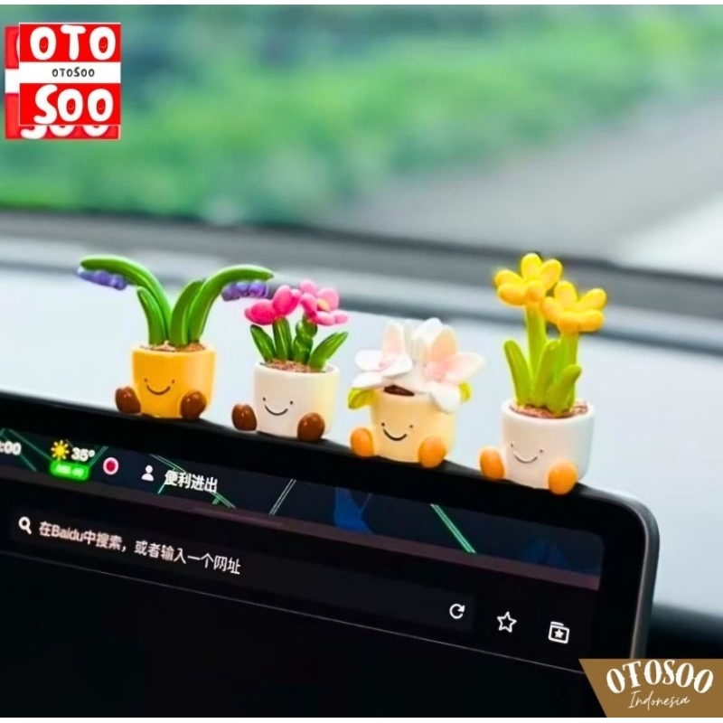 Pajangan Dashboard kaktus -HIASAN dashboard mobil-dekorasi mobil