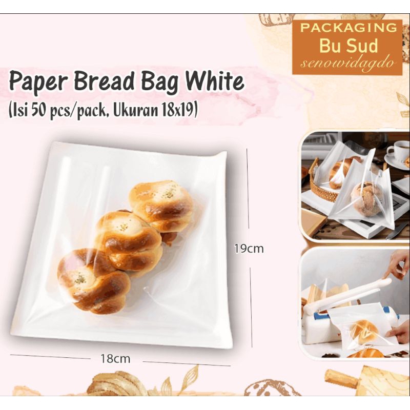

PROMO GROSIR- Termurah di shopee HARGA PABRIK DISKON BESAR!!! PROMO GROSIR- Termurah di shopee MURAH Paper Bread Bag 18x19 white (50 pcs)