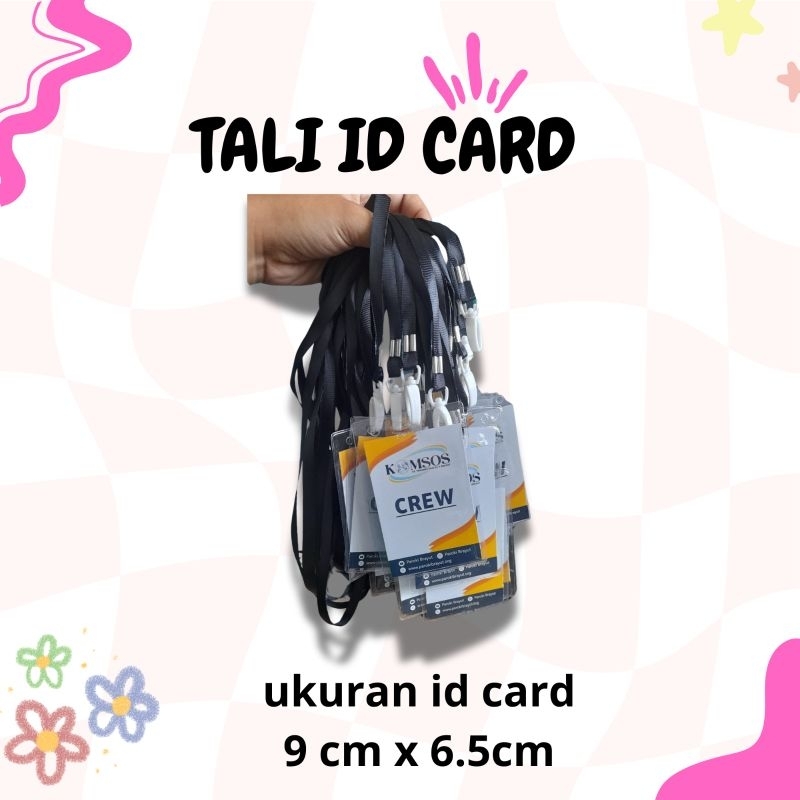 

Tali id card - tali pengenal - id card - lanyard