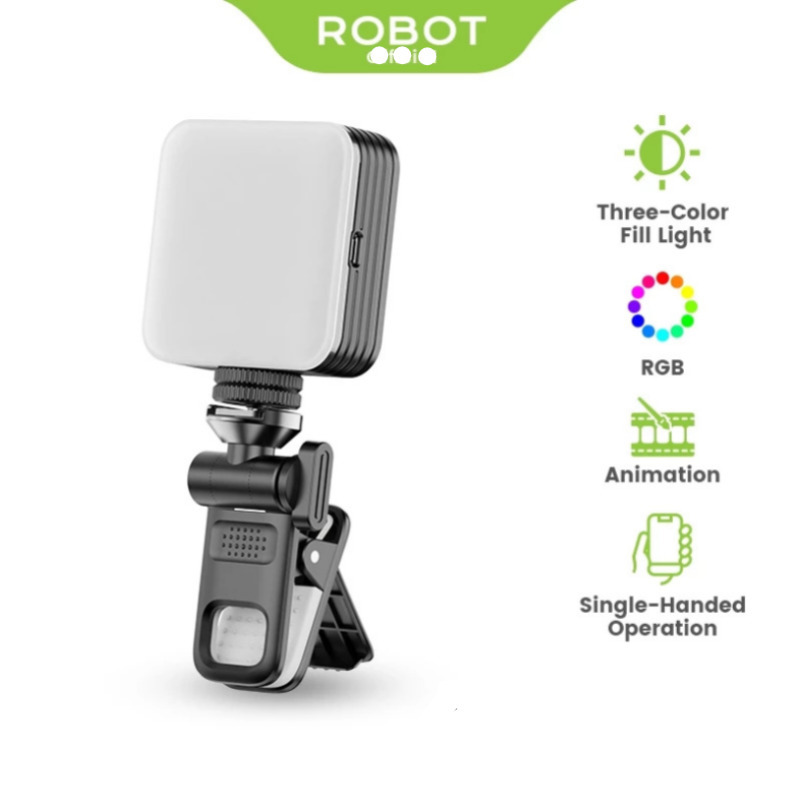 ROBOT RFL01 Lampu Selfie/Ring Light With 3 Mode And Brightness