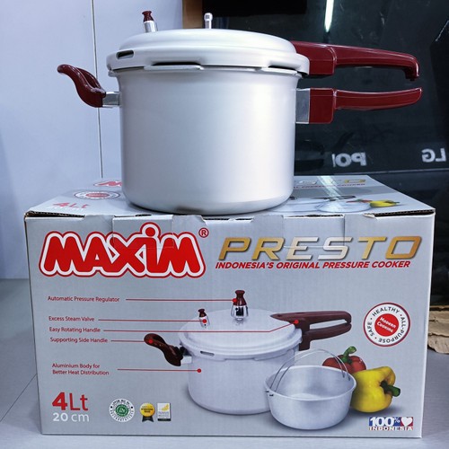 Panci Presto Maxim 4 Liter - Panci Pressure Cooker Presto Maxim