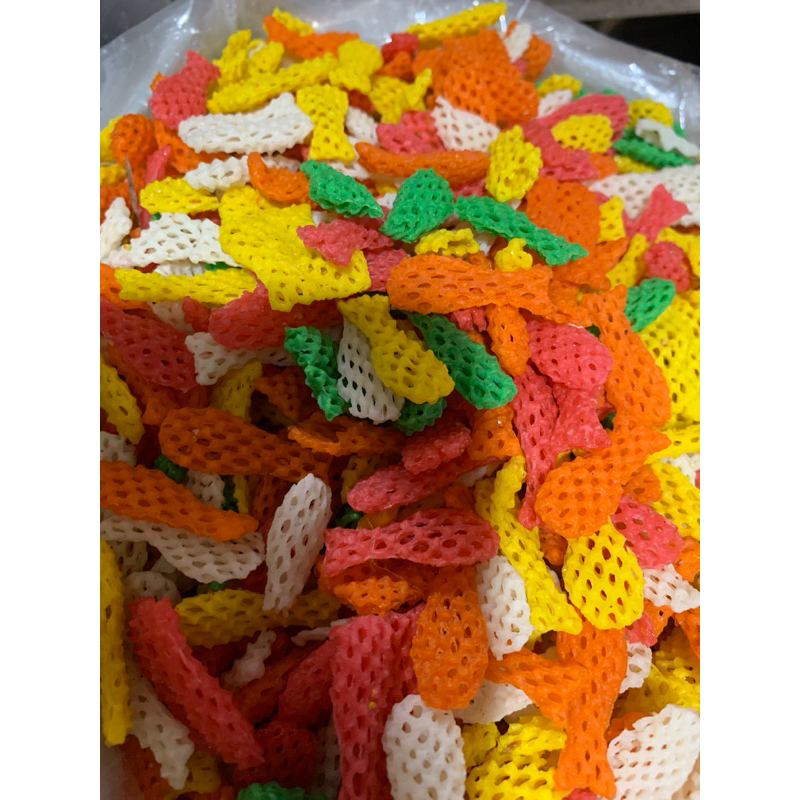 

kerupuk taro bentuk ikan 250 gr