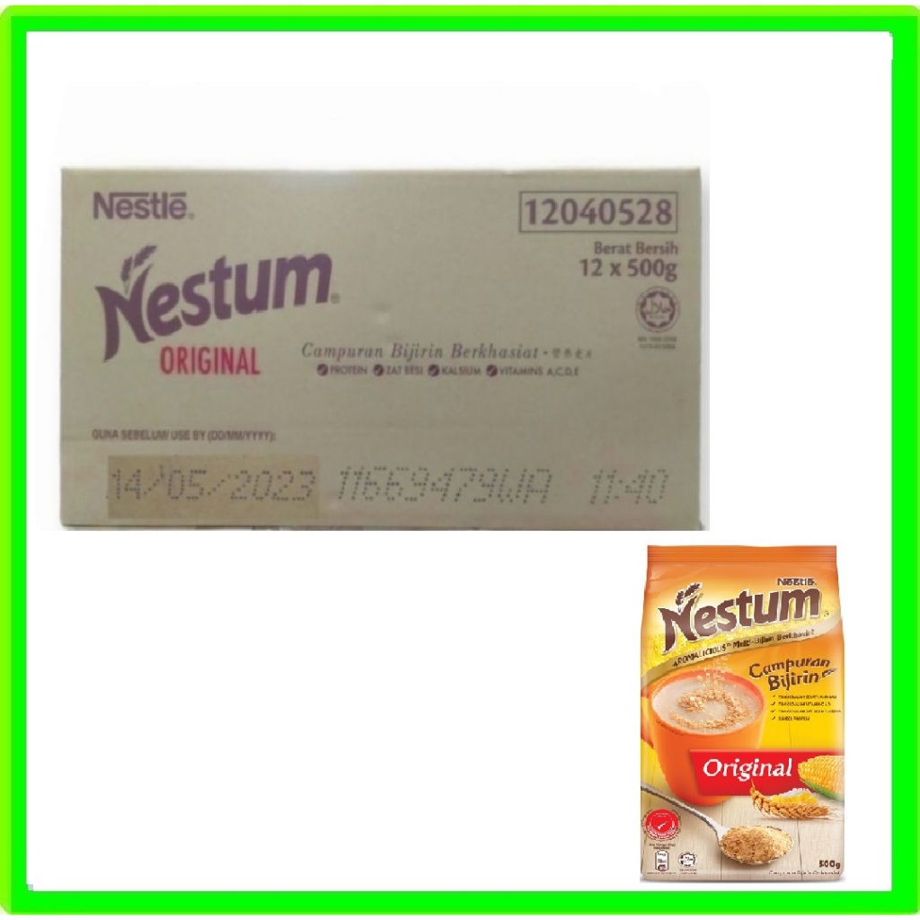 

KARTONAN NESTUM Cereal Gandum 550gr isi 12 pack
