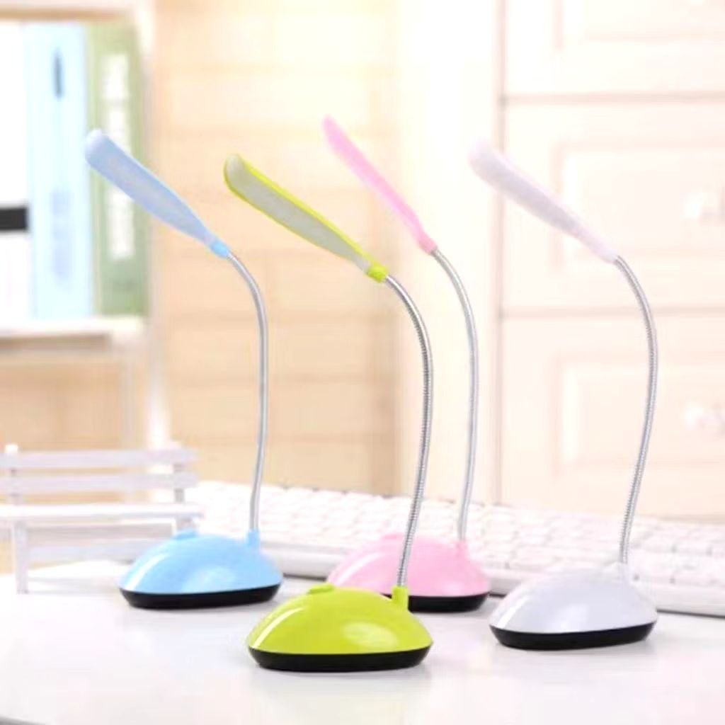 Lampu Meja Belajar Mini Flexible LED Desk Light High Quality Lampu Tidur Emergency Aesthetic
