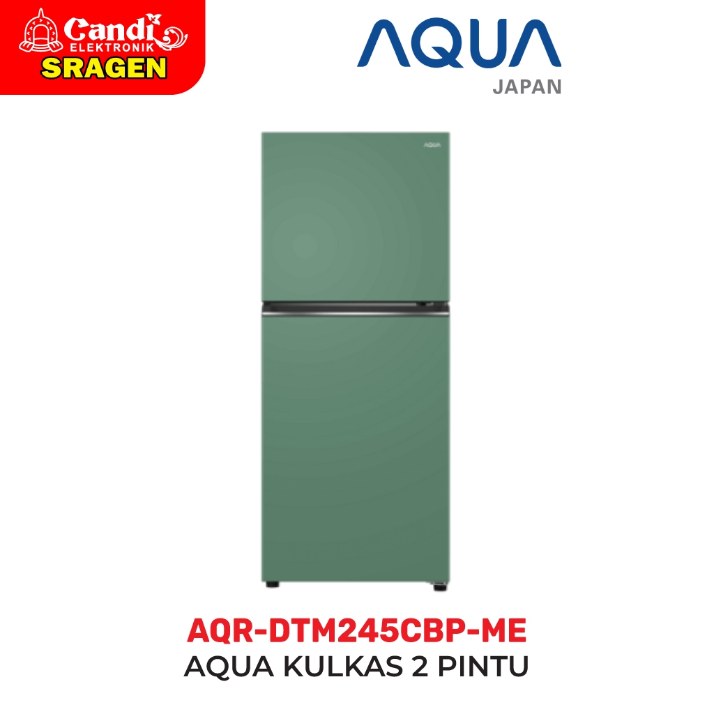 AQUA Kulkas 2 Pintu Kapasitas 185 liter - AQR-DTM245CBP-ME