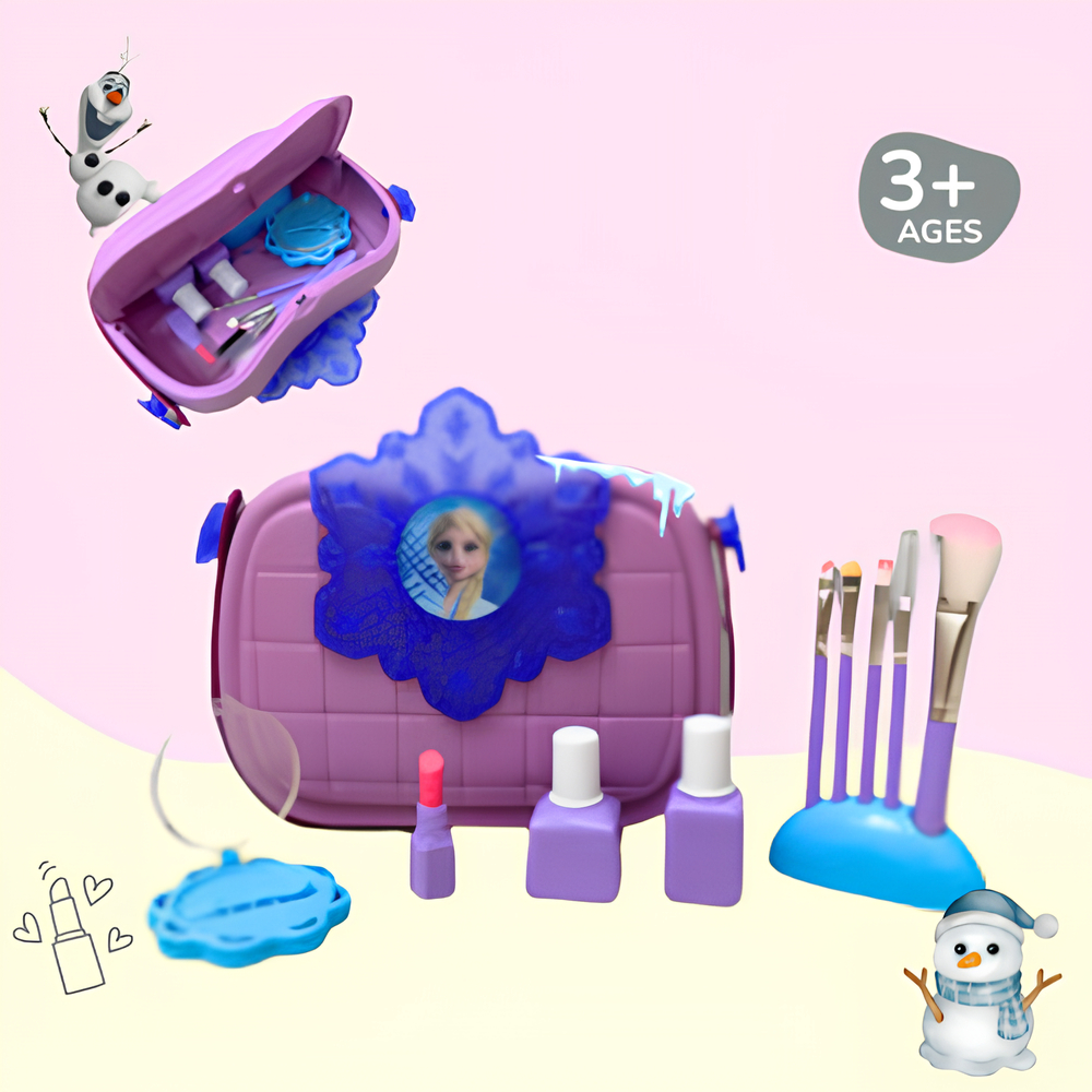 makeup frozen anak tas makeup anak makeup anak plastik mainan makeup anak