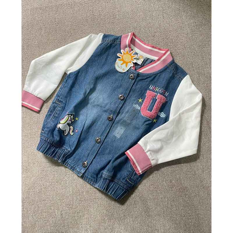jaket little m/jaket unicon/jaket jins anak perempuan