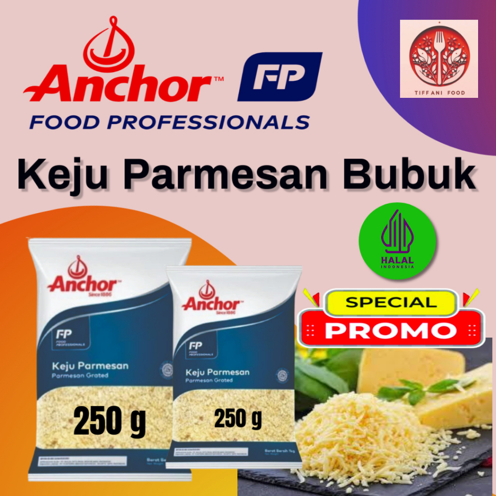 Keju Parmesan Premium Anchor 250gr